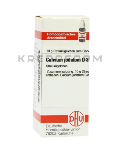 Кальціум Йодатум глобули, розчин, таблетки ● Calcium Jodatum