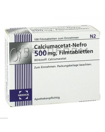 Кальциумацетат Нефро таблетки ● Calciumacetat Nefro