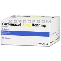 Карбімазол ● Carbimazol