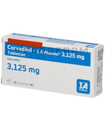 Карведилол таблетки ● Carvedilol