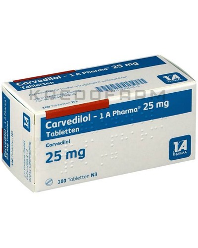 Карведилол таблетки ● Carvedilol