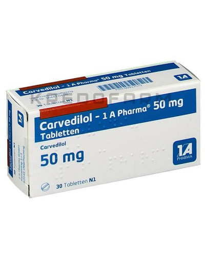 Карведилол таблетки ● Carvedilol