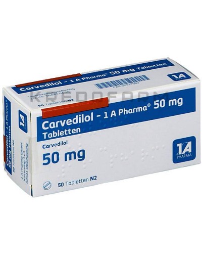 Карведилол таблетки ● Carvedilol