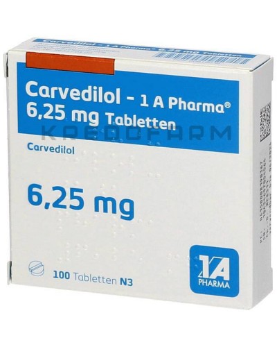 Карведилол таблетки ● Carvedilol