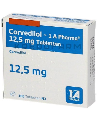 Карведилол таблетки ● Carvedilol