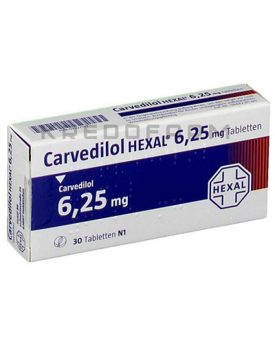 Карведилол таблетки ● Carvedilol