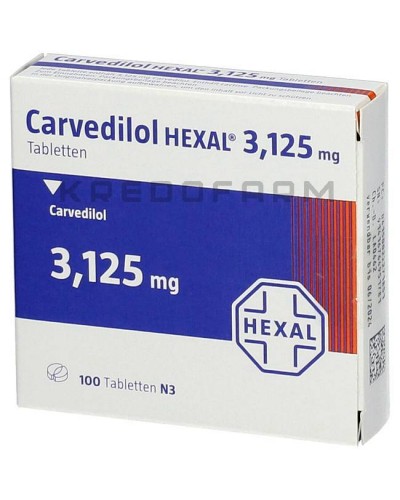 Карведилол таблетки ● Carvedilol