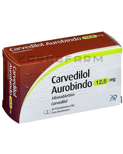 Карведилол таблетки ● Carvedilol