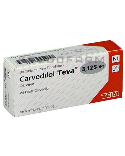 Карведилол таблетки ● Carvedilol