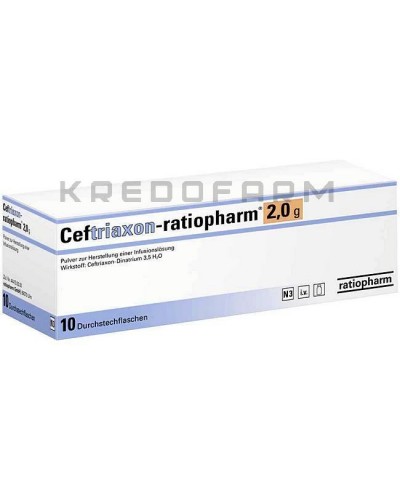 Цефтриаксон порошок ● Ceftriaxon