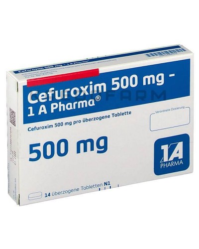 Цефуроксим порошок, таблетки ● Cefuroxim