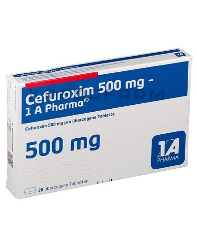 Цефуроксим порошок, таблетки ● Cefuroxim