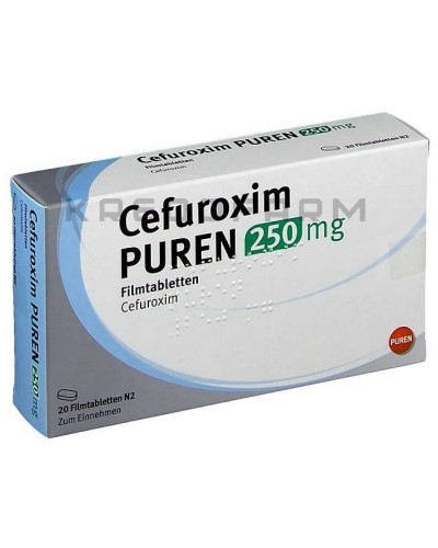 Цефуроксим порошок, таблетки ● Cefuroxim