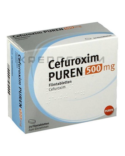 Цефуроксим порошок, таблетки ● Cefuroxim