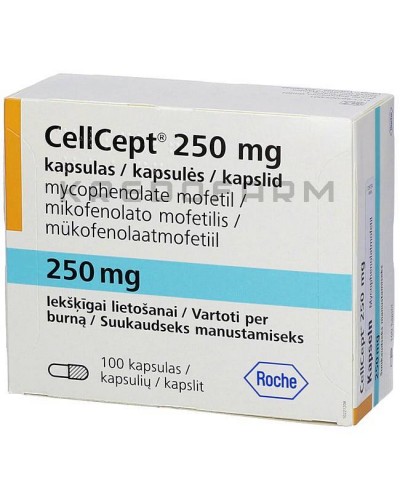 Селлсепт капсули, порошок, таблетки ● Cellcept