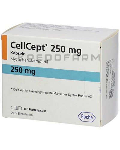 Селлсепт капсулы, порошок, таблетки ● Cellcept