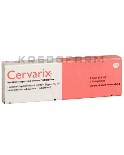 Церварикс суспензия ● Cervarix