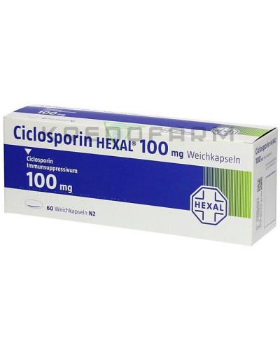 Циклоспорин капсулы, раствор ● Ciclosporin