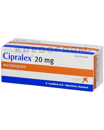 Ципралекс краплі, таблетки ● Cipralex