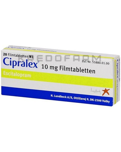 Ципралекс краплі, таблетки ● Cipralex