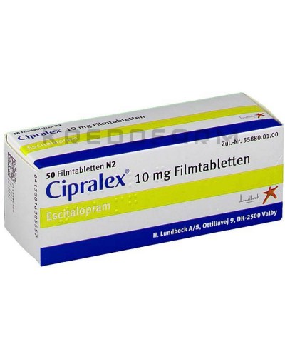 Ципралекс краплі, таблетки ● Cipralex