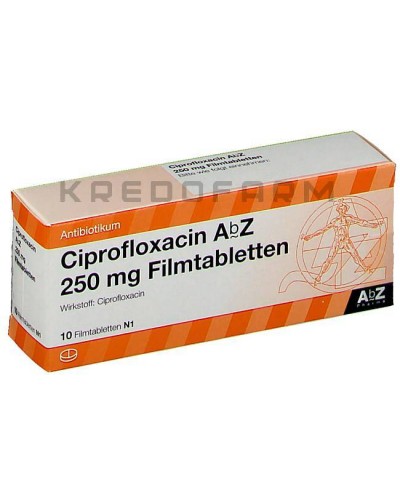 Ципрофлоксацин розчин, таблетки ● Ciprofloxacin