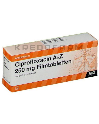 Ципрофлоксацин раствор, таблетки ● Ciprofloxacin