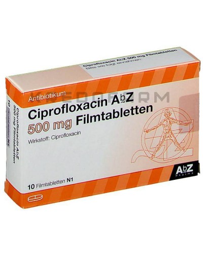 Ципрофлоксацин розчин, таблетки ● Ciprofloxacin