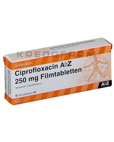 Ципрофлоксацин розчин, таблетки ● Ciprofloxacin