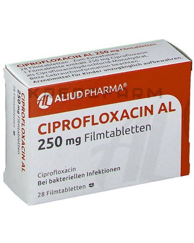 Ципрофлоксацин раствор, таблетки ● Ciprofloxacin