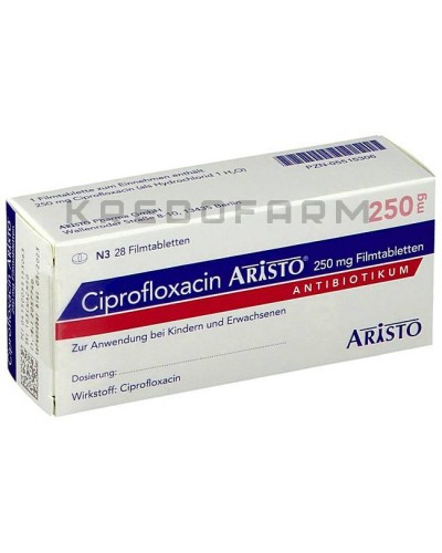 Ципрофлоксацин розчин, таблетки ● Ciprofloxacin