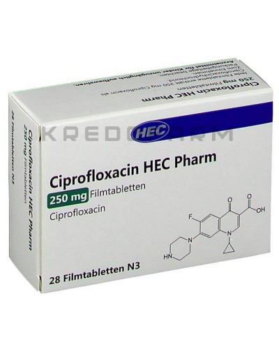 Ципрофлоксацин раствор, таблетки ● Ciprofloxacin