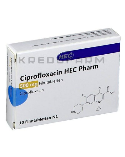 Ципрофлоксацин раствор, таблетки ● Ciprofloxacin