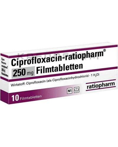 Ципрофлоксацин раствор, таблетки ● Ciprofloxacin