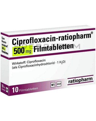 Ципрофлоксацин розчин, таблетки ● Ciprofloxacin