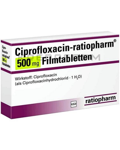 Ципрофлоксацин розчин, таблетки ● Ciprofloxacin