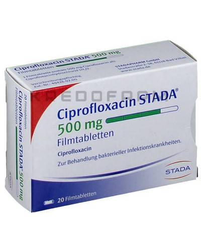 Ципрофлоксацин розчин, таблетки ● Ciprofloxacin