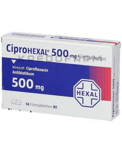 Ципрогексал таблетки ● Ciprohexal