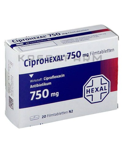 Ципрогексал таблетки ● Ciprohexal