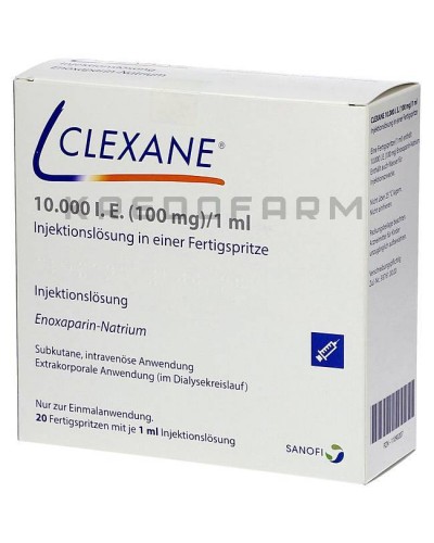 Клексан раствор ● Clexane