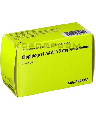 Клопідогрель таблетки ● Clopidogrel