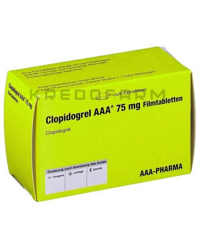 Клопідогрель таблетки ● Clopidogrel