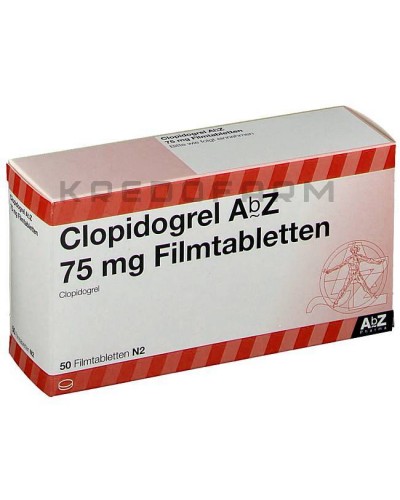 Клопідогрель таблетки ● Clopidogrel