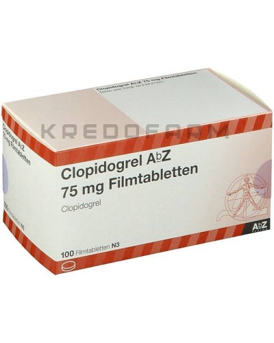 Клопідогрель таблетки ● Clopidogrel