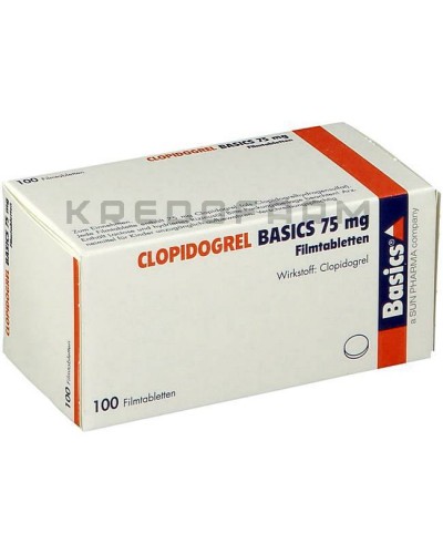 Клопідогрель таблетки ● Clopidogrel