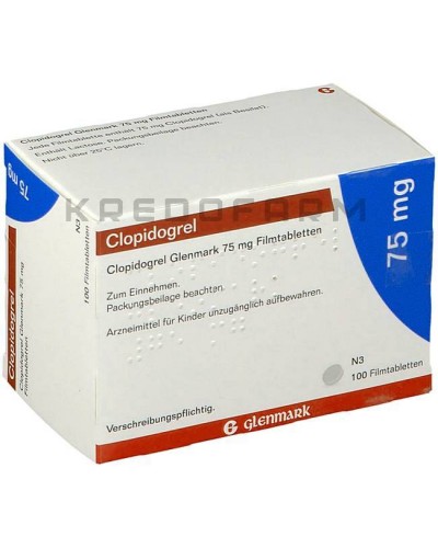 Клопідогрель таблетки ● Clopidogrel