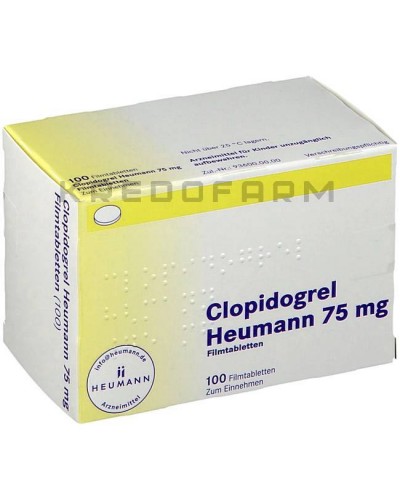 Клопідогрель таблетки ● Clopidogrel