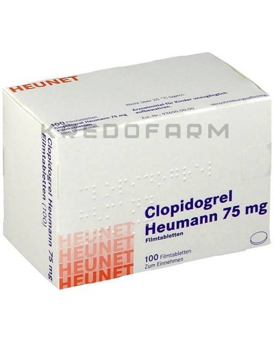 Клопідогрель таблетки ● Clopidogrel