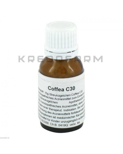 Кофея ампулы, глобули, раствор, таблетки ● Coffea