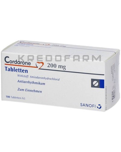 Кордарон ампули, розчин, таблетки ● Cordarone